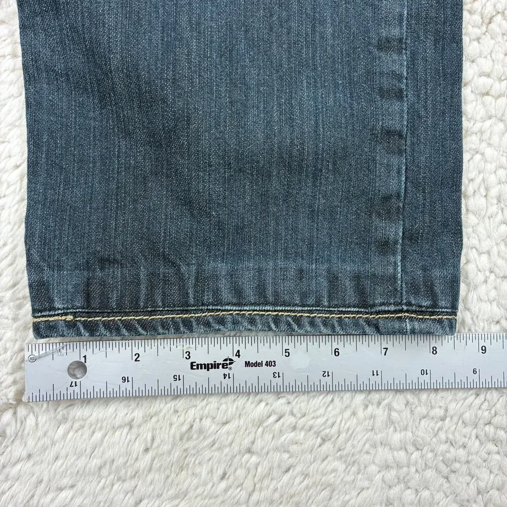 Levi's 501 Jeans Mens 36x 30 Dark Wash Denim Original Straight Fit Button Fly
